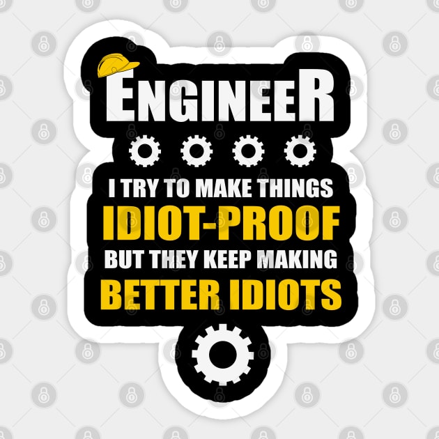 Built to Fix: The Mechanic’s Life Sticker by Steve